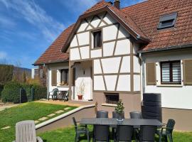 Maison individuelle, 10 minutes de Colmar 4 chambres - 8 personnes - 2 sdb，位于万泽内姆的酒店