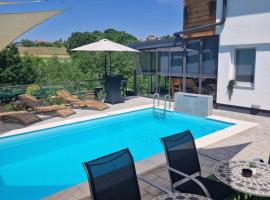 Aura Lux Holiday Home with Pool，位于Lopatinec的低价酒店