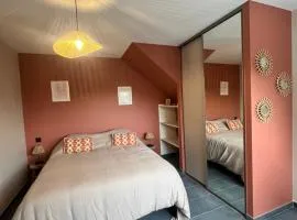 Maison avec terrasse en hauteur