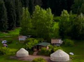 Yurt camp TILEK，位于Dzhetyoguz的豪华帐篷