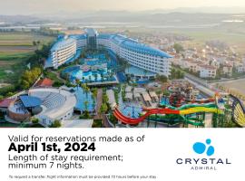 Crystal Admiral Resort Suites & Spa - Ultimate All Inclusive，位于基兹洛特的精品酒店