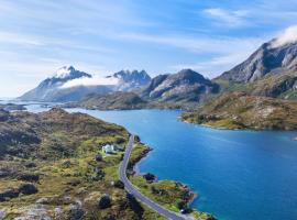 Idyllisk feriehus i Lofoten，位于拉姆贝格的别墅