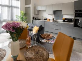 Modern, stylish Terraced apartment in the centre of Buxton，位于巴克斯顿的公寓