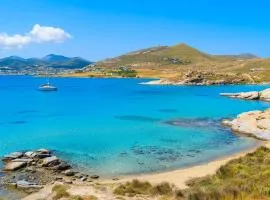 Luxury Naxos Apartment Deluxe Triple Studio 150M From St George Beach