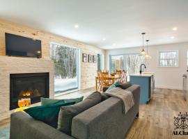 Le Loonix- Chalet familiale avec Spa，位于圣弗朗索瓦小河的酒店