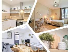 LE LOGY-COSY - Appartement 5 pers - Clim Wifi Cosy Garage，位于圣吉尔的酒店