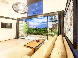 New Duplex Apartment 200m To Beach Canggu，位于坎古Pererenan的酒店