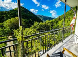 Family hotel mountain panorama，位于博尔若米的住宿加早餐旅馆