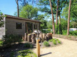 Wood Cabin 4 personen，位于巴勒纳绍的露营地