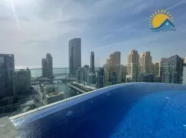 Dubai Marina Walk Gem Modern Apartments with Pool & Gym access, Steps to Beach & Metro Managed by SunnyHomes