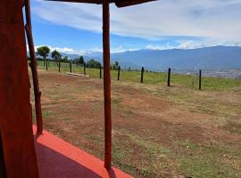 Cabañas y Restaurante Vista Al Paraiso，位于Paraíso的露营地