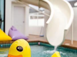 Blissful Pool Villa Chaam，位于Nikhom Sang Ton Eng Khuan Phet的酒店