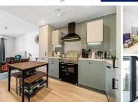 Kew garden, phenomenal ,1bd, optical fibre, carpark, cozy，位于布伦特福德的酒店