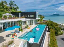 Phuket 4-6 Bedroom Seaview Villa Infinity 25mPool In-Villa Dining & Butler Gym，位于他朗的酒店