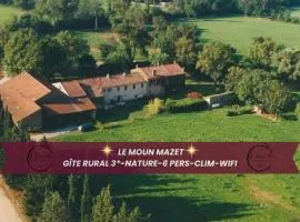 Le Moun Mazet gîte rural 3 étoiles, CLIM, Nature, 6 personnes