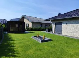 Ferienhaus Devilina mit Sauna am Harkebrügger See