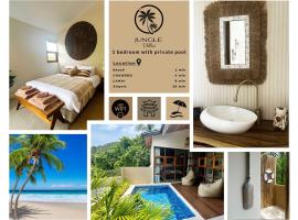 Villa vue mer, piscine privative Jungle 16，位于茶云莱海滩的酒店