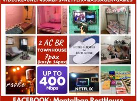 7pax, 2 AC BR,Videoke,Games,Netflix,Cook,Parking，位于Rodriguez的酒店