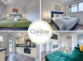 3 Bedroom Luxe Living for Contractors and Families by Coraxe Short Stays，位于达德利的酒店