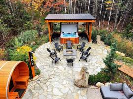 ONNEA - Magical Chalet & Spa - Sauna - Fireplace - EV Chrger - AC，位于圣弗朗索瓦小河的Spa酒店