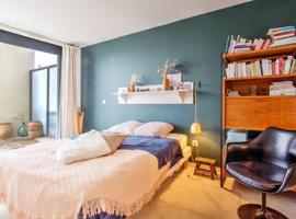 Chambre double avec sdb dans appartement avec rooftop，位于蒙彼利埃的酒店