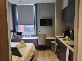 Tren-D Luxe Studio Apartment Room 3 - Contractors, Relocators, Profesionals, NHS Staff Welcome，位于桑德兰的公寓