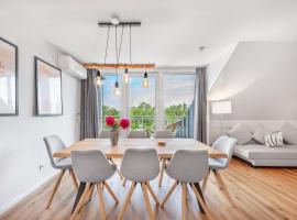 Mango Living - Stadtoase in Mönchengladbach, 95 qm, spacious, 3 Schlafzimmer, Nähe Hauptbahnhof，位于门兴格拉德巴赫的公寓