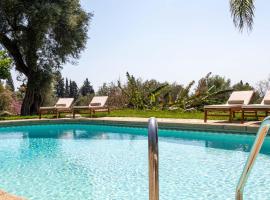 Corfu OliveStone Village with Swimming pool，位于&Aacute;gios M&aacute;rkos的带泳池的酒店