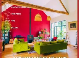 Maison Les Deux Ailes, Parc arboré, billard et wifi à 1h30 de Paris