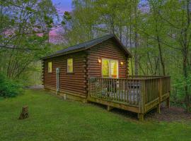 Blue Rose Cabins - Lovebirds Cabin，位于洛根的带按摩浴缸的酒店