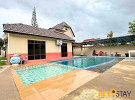 Melaka Afamosa Villa 10-12PAX with Private Pool & Free BBQ Grill，位于Kampong Alor Gajah的酒店