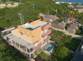 Bachue kite wing and house