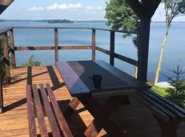 Pokoje nad jeziorem Dobskim półwysep Fuleda