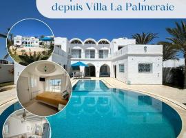 Villa La Palmeraie d'Arkou, grande piscine，位于Arkou的乡村别墅