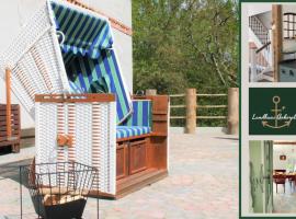 Landhaus Ankerplatz im Grünen, strandnah , fernab vom mainstream , ideal für Familien，位于Gorow的酒店