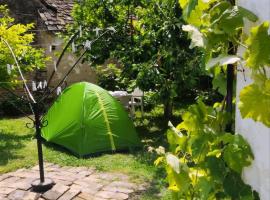 camping with sauna