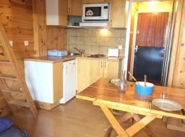 Studio cosy en front de neige à Risoul 1850, accès direct aux pistes et commodités, 2 couchages - FR-1-330-493