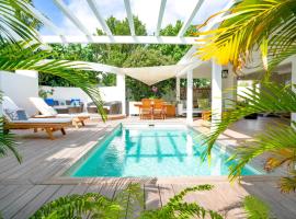 2 bedrooms villa with private pool furnished terrace and wifi at Saint Barthelemy，位于Saint Barthelemy的酒店