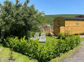 Stylish Shepherds Hut with Amazing Views，位于奈顿的露营地