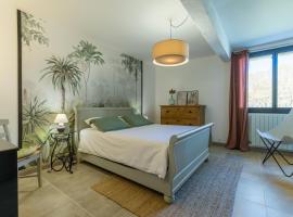 Les Jardins de Lamourelle chambre Prairie，位于Lacquy的住宿加早餐旅馆