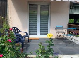 le gite des vignes Studio tout confort 1 chambre dans le vignoble Franche Comte Arbois，位于阿尔布瓦的酒店