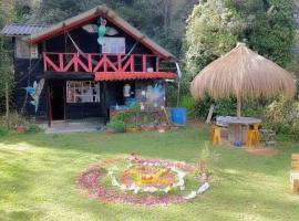 Cabaña Colibri naturaleza vista Laguna de la Cocha，位于帕斯托的度假屋