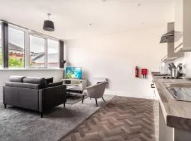 Modern 1 Bed Apartment in Central Wrexham