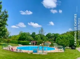 Camping Familial paisible avec piscine, mobil home , chalet, Studio & emplacement nue