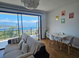 Appartement terrasse spacieuse, vue mer & clim，位于阿雅克修的海滩短租房