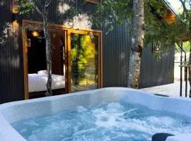 Enarbol Lodge, Hot Tube en terraza