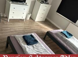 Pension und Monteurzimmer Schwarzer Adler，位于Wust的酒店