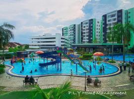 Manhattan Condo Ipoh Waterpark PoolView FREE Carpark & Netflix by PLY Home，位于怡保的酒店