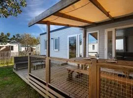 Mobil home, piscine chauffée, toboggan, accès plage direct - 3 chambres 6 personnes