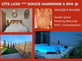 Gîte Luxe DOUCE HARMONIE SPA & MASSAGES Offre Spéciale，位于Villemoustaussou的酒店